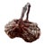 1960s Rustic Buttocks Basket, Red God's Eye For Sale