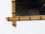 Early 20th Century French Turn of the Century Walnut Faux Bamboo Light Brown Wall Mirror, 1900s For Sale - Image 5 of 9