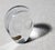 1960s Mid-Century Modern Vintage Original Solid Cut Glass Owl Made in Sweden With Original Label For Sale - Image 5 of 9