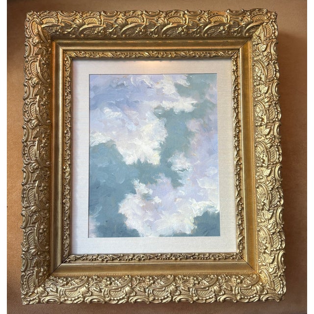 2025 Jennifer Bezaire Clouds Ii Giclee in Antique Frame For Sale In Houston - Image 6 of 8