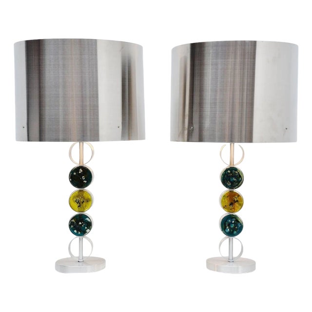 Table Lamps from Raak, Holland, 1972, Set of 2 For Sale