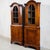 Antique English Burl Walnut / Pine Dutch Colonial Revival Corner Cabinets - Pair For Sale - Image 4 of 6