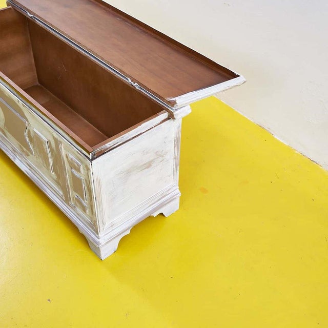 Vintage Baule Chest in Chipboard Wood For Sale - Image 5 of 9