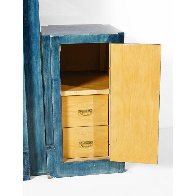 Wardrobes with Side Cabinets from Grau, 1960s, Set of 4 For Sale - Image 3 of 7