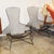 An iconic pair of Harry Bertoia Bird Chairs, one of the most celebrated designs of the Mid Century Modern era. Originally...