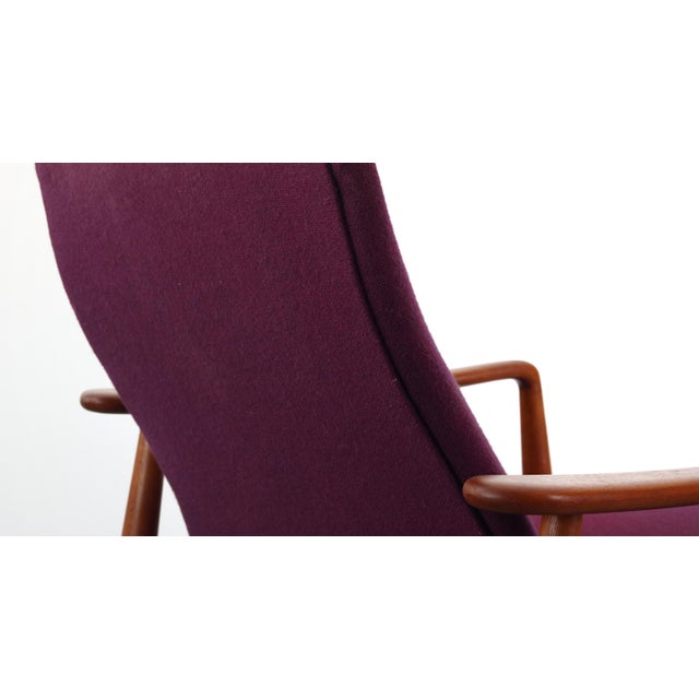 Danish Modern Lounge Chair (Hers) by Soren J. Ladefoged, ca. late 1950s, Denmark For Sale - Image 4 of 8