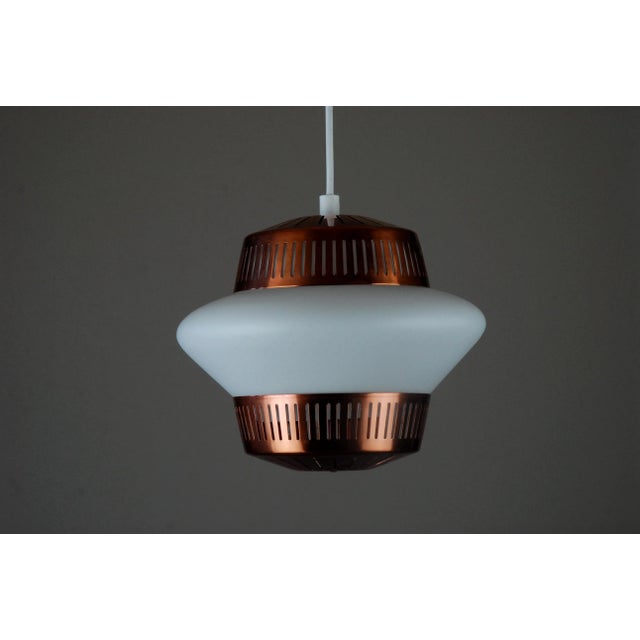 1950s Opal Arch Pendant Lamp by Svend Aage Holm-Sørensen for Warm Nordic, 1950s For Sale - Image 5 of 13