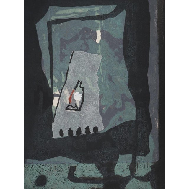 François-Xavier FAGNIEZ (1936) Adriatic Original carborundum etching with collage and painting Signed in pencil Limited...