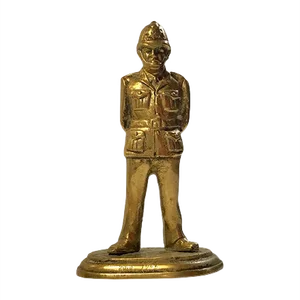 Bronze Sculpture of British Police Officer, 2nd, 1946