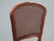 Vintage French Country Brown Cane Side Chair For Sale - Image 12 of 14
