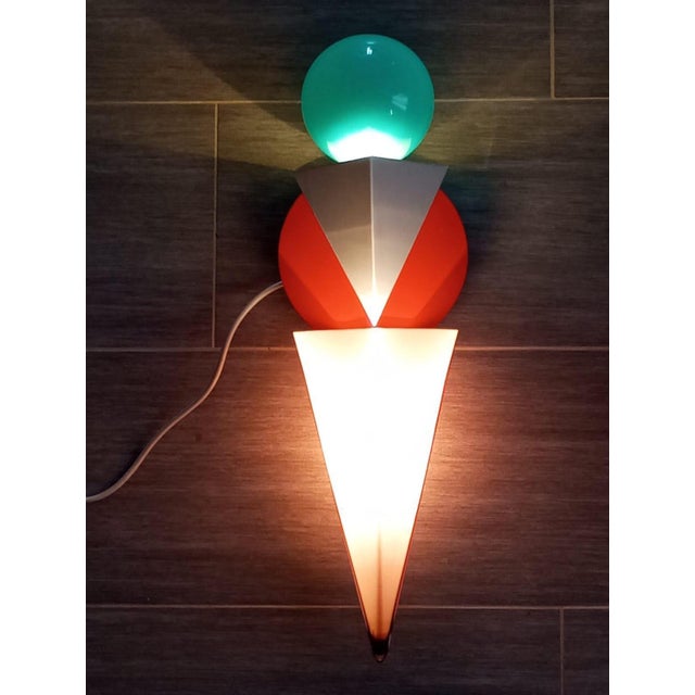 Vintage Wall Lights by Adam T. Tihani and Joseph Mancini for Foscarini, 1985, Set of 2 For Sale - Image 13 of 15