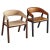Set of Oslo Chairs in Brown by Pepe Albargues For Sale - Image 9 of 9