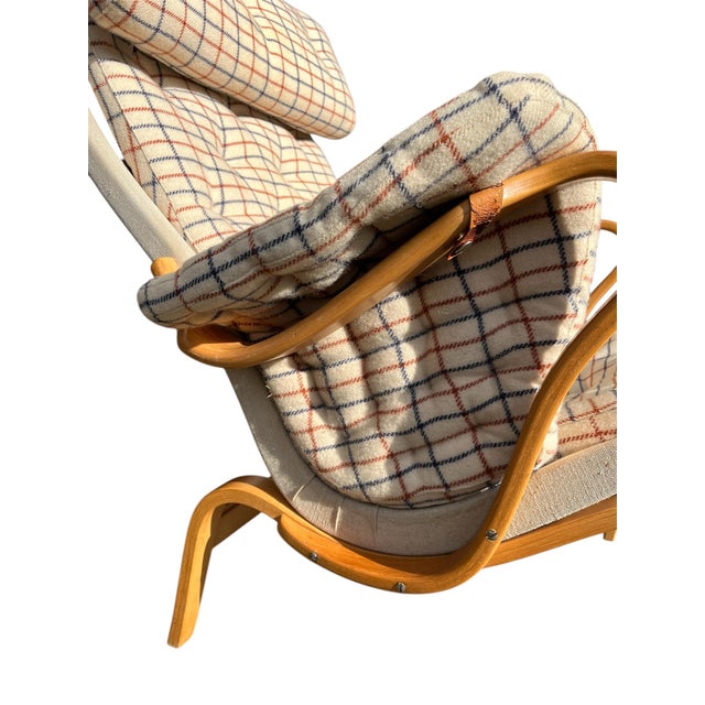 Mid-Century Modern Scandinavian Lounge Chair Pernilla by Bruno Mathsson for Dux, Sweden, 1960s For Sale - Image 3 of 11