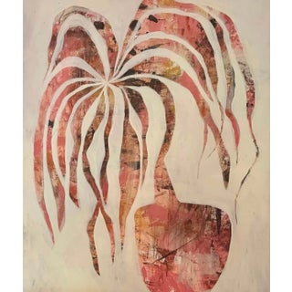 "Tropical Vibe" Contemporary Painting by Tracy Allegro For Sale