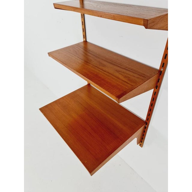 Danish Modern Modular Teak Shelving System by Kai Kristansen for Fh Möbel, Denmark, 1960s For Sale - Image 5 of 11