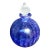 2000s Hand Blown Glass Perfume Bottle With Stopper For Sale