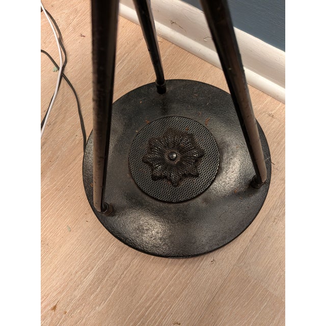 Mid Century Floor Lamp Brass Vase For Sale In Rochester - Image 6 of 11