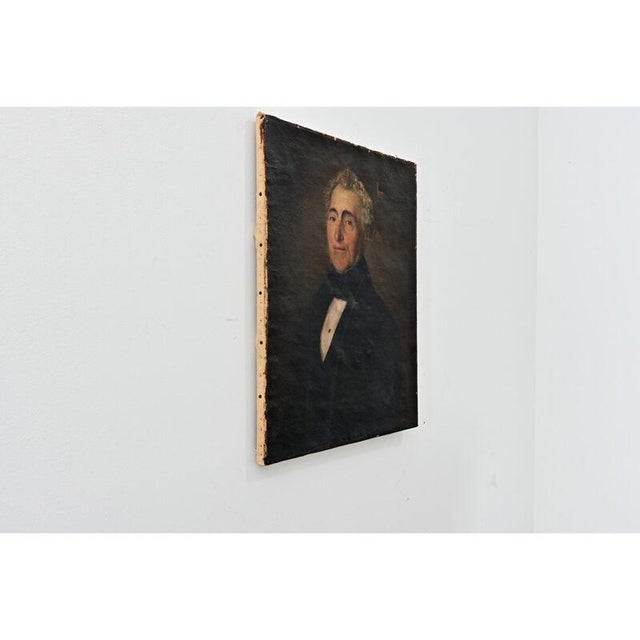 Textile English 18th Century Portrait of Gentleman For Sale - Image 7 of 8