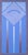 Minimalist geometric abstract by Santa Cruz, California artist Arn Ghigliazza (American, b.1937). Presented in a painted...