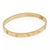 Contemporary Cartier 18k Yellow Gold Love Bangle Bracelet Size 18 w/Screwdriver & Cert For Sale - Image 3 of 6