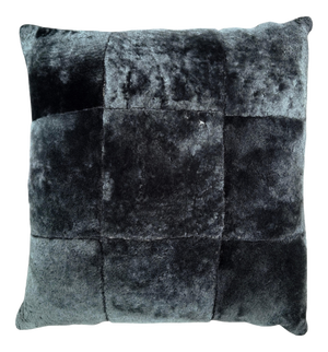 Black Shearling Cushions from Alma London, Spain, 2010, Set of 3