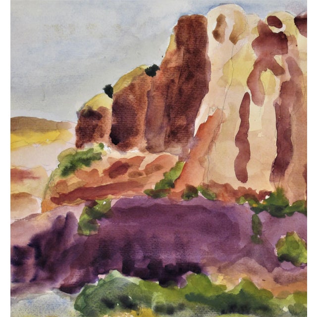 Impressionist Bart Perry, Landscape V, Circa 1975 For Sale - Image 3 of 6