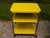 Metal Vintage Industrial Yellow Cosco Chrome Kitchen 3 Shelf Utility Cart With Wheels For Sale - Image 7 of 18
