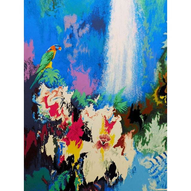 Impressionist Robert Katona "Rain Forest" Serigraph on Paper Hand Signed For Sale - Image 3 of 6