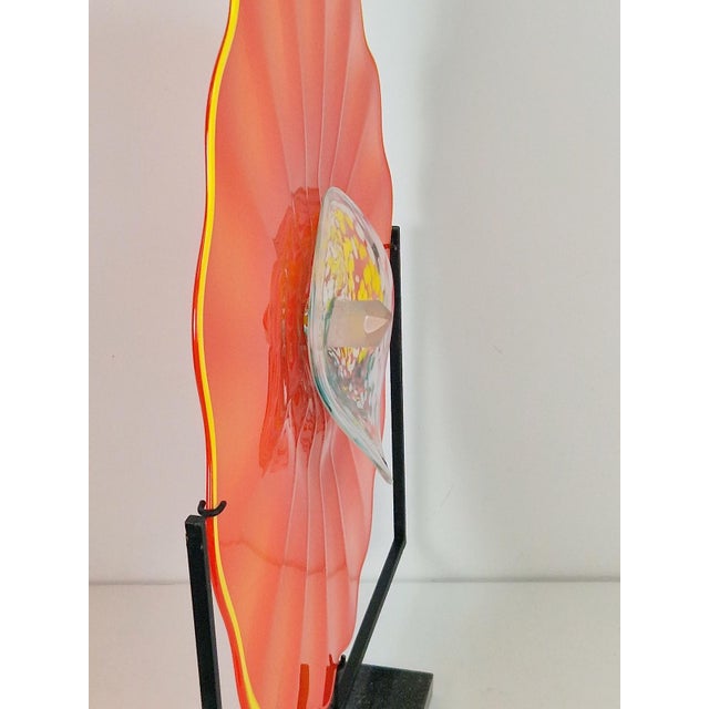 Large Murano Glass Artwork on a Stand, 2000s For Sale - Image 10 of 15