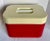 Here is an amazing picnic box from the 1960's with everything you need for a party of four! The picnic set consists of 4...