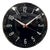 Vintage Dark Blue Wall Clock from Metamec, 1970s For Sale