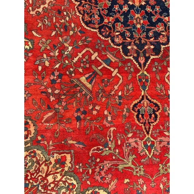 Antique Wool Rug For Sale - Image 3 of 18