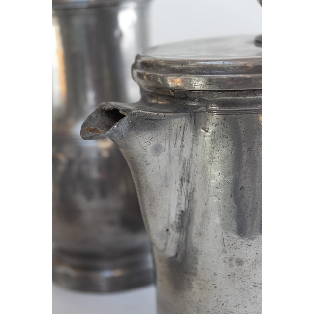 Antique English Pewter Tankards, 1900s, Set of 4 For Sale - Image 11 of 18