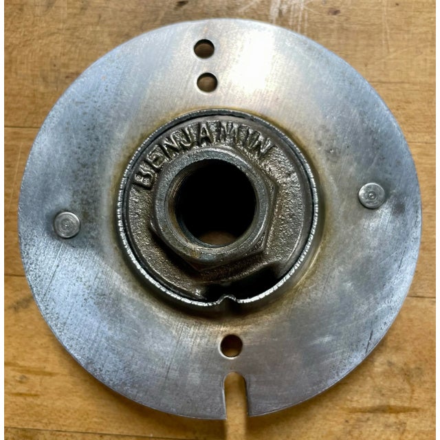 Metal Vintage Industrial Style Benjamin Light #4 For Sale - Image 7 of 12