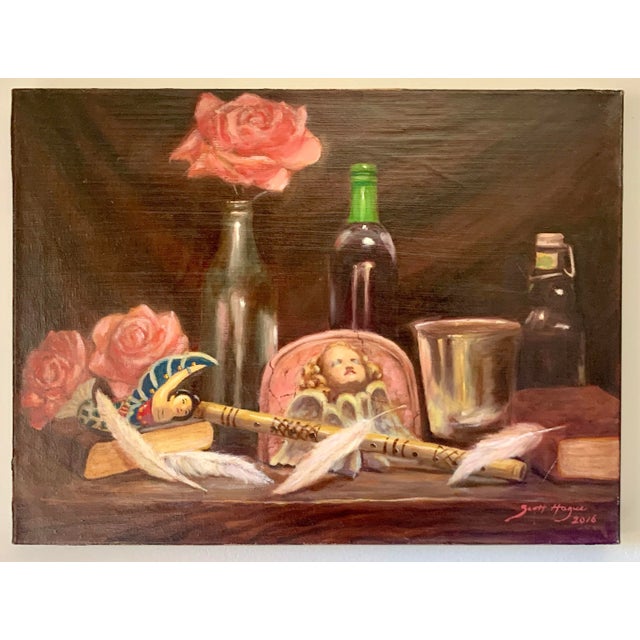 Contemporary Realist Still Life Oil Painting by Scott Hague For Sale - Image 11 of 11