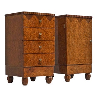 Art Deco Cabinets 1930s, Set of 2 For Sale
