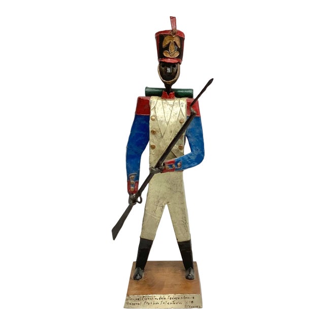 Vintage Folk Art Soldier by Manuel Felguérez For Sale