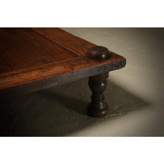 North Indian Teak Daybed, 19th Century For Sale - Image 6 of 13