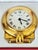 Cartier Colisee Art Deco 24k Gold-Plated Travel Desk Clock, 1990s For Sale - Image 9 of 14