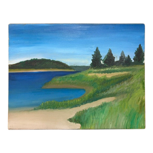 Landscape Painting - Blue Pond