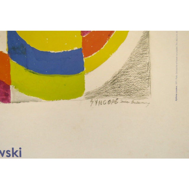 Sonia Delaunay, Original Exhibition Poster, Zlotowski Gallery, Paris, 2021, Print For Sale - Image 5 of 8