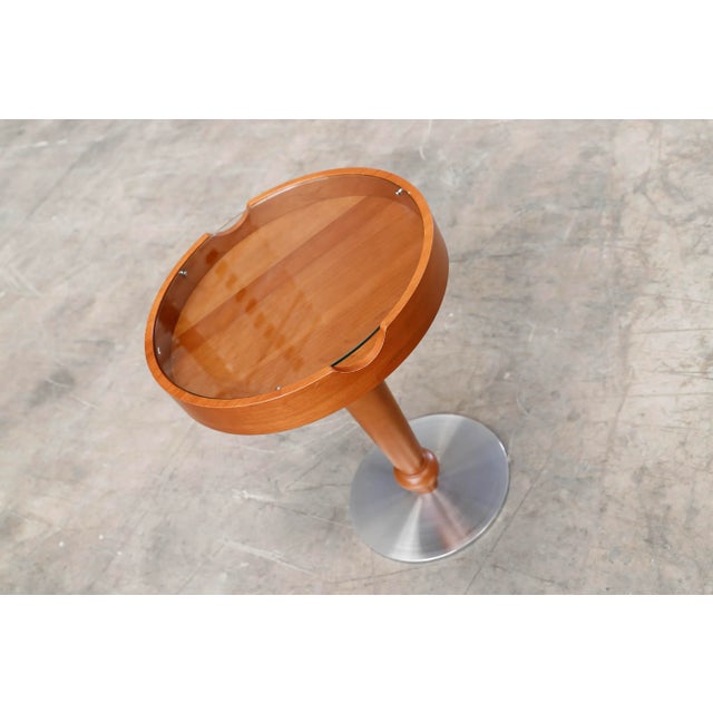 Vintage Side Table in Walnut For Sale - Image 9 of 12