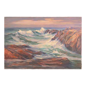 'High Tide' by Ray Radliff, Santa Cruz Art League, Exhibited Seascape, San Francisco Bay Area