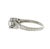 An Art Deco-style hand-engraved ring showcases a repurposed 1.05-carat European-cut natural diamond, slightly included...