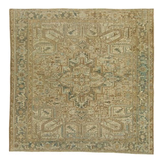Turkish Vintage Anatolian Square Rug 8'2" x 8'2" #18021 For Sale