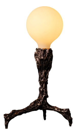 Sweet Thing Small Lamp in Patinated Cast Bronze by William Guillon