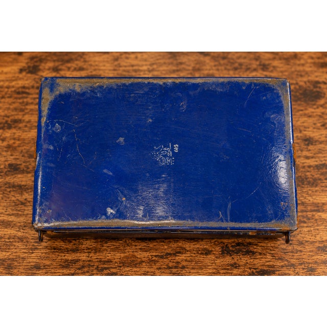Wood 1913 Gebrüder Baumann German Enamel Pharmacy & Laboratory Vessel For Sale - Image 7 of 12