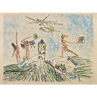 Sebastian Matta, Personnages, 1980s, Lithograph For Sale