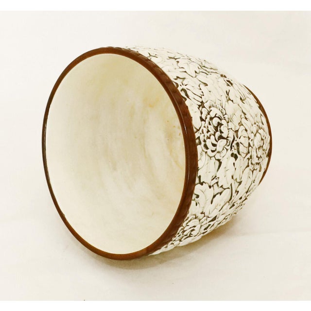 19th Century Ceramic Flower Pot from Eichwald Ceramic, 1890s For Sale - Image 5 of 8