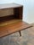 Walnut Entry Console Table With Drop-Down Storage Compartment Vintage Mid-Century Modern 1960s For Sale - Image 11 of 13